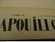 WWI Rare Journal Le Crapouillot (né  dans Les Tranchées ) Format 25 Cm  X 33 Cm  - 1er Octobre 1920   Bon état - Français
