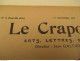 WWI Rare Journal Le Crapouillot (né  dans Les Tranchées ) Format 25 Cm X 33 Cm - N°11 -1er Sept 1919 - très Bon état - Frans