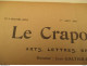 WWI Rare Journal Le Crapouillot (né  dans Les Tranchées ) Format 25 Cm X 33 Cm - N°9 -1er Aout 1919 - très Bon état - French