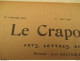 WWI Rare Journal Le Crapouillot (né  dans Les Tranchées ) Format 25 Cm X 33 Cm - N°9 -1er Aout 1919 - très Bon état - Francese