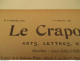 WWI Rare Journal Le Crapouillot ( Né  dans Les Tranchées ) Format 25 Cm X 33 Cm - N° 7 -1er Juillet 1919 - très Bon état - Francese