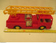 Delcampe - Camion De Pompier Miniature - JOUSTRA -  Dessous Tole Moteur A Friction Fonctionne - 24 Cm Sur 8 Cm - Other & Unclassified