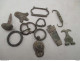 Delcampe - Lot De 10 Objets - Boucle -   Et Autre - Période De Gallo Romain A Moyen Age - Decorative Weapons