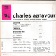 CHARLES AZNAVOUR : " Caroline " - EP - Andere - Franstalig