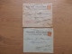 LOT DE 2 ENVELOPPES RIZERIES MERIDIONALE MARSEILLE 1931 - 1921-1960: Modern Period