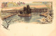 GENÈVE - Carte Litho - Ed. Carl Künzli 17 - Genève