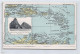 Saint Lucia - Map Of West Indies - The Two Pitons - Publ. J. Bartholomew & Co.  - Sainte-Lucie