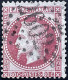 YT 32 LGC 2602 Nantes Loire-Inférieure (42) Indice 1 1863-70 Lauré 80c Rose Carminé (côte 30 €) France – 2cata - 1863-1870 Napoleon III With Laurels