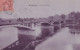 Montluçon (03 Allier) Pont Des Iles Pêcheur Sur Le Pont Et Laveuse Sur L'autre Rive Carte Type Carte Photo Filtre Violet - Montlucon