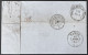 Lettre 22 X2 LGC 85 Amiens Somme (76) (PD Rouge) à Namur Belgique France Par AMBT Midi 11 16.04.64 France – Kdomi - 1849-1876: Classic Period