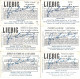 S1166 - Lot 6 Chromos LIEBIG - Façons De Dormir - Liebig