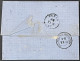 Lettre YT 22 X2 Paris étoile 4 Rue D'Enghien (PD Rouge) à Namur Belgique France Par Erquelines 22.11.63 France – Kdomi - 1849-1876: Classic Period