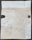 Lettre Blois Loir-et-Cher Marque Linéaire 40 Blois 24 X 10 2 Dateurs A 18.02.1829 France – 9ciel - 1801-1848: Précurseurs XIX