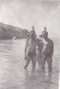 Old Real Original Photo - Naked Men In The Sea - Ca. 8.5x6 Cm - Anonymous Persons