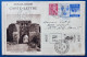 Carte Lettre Armoiries + Vignette FM Infanterie Et Mercure Oblitérés Dateur " ARTFETES-VIGNETTE Des ARMÉES PARIS TTB - Cartes-lettres