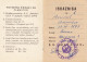 Boxing Club BK Metalac Zagreb CRoatia Member Identity Card 1960 - Other & Unclassified