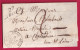 CURSIVE 27 LA BAZOCHE CAD TYPE 11 BROU 1837 EURE ET LOIR INDICE 18 POUR CHATEAUDUN LETTRE - 1801-1848: Precursors XIX