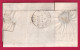 CURSIVE 27 LA BAZOCHE CAD TYPE 11 BROU 1837 EURE ET LOIR INDICE 18 POUR CHATEAUDUN LETTRE - 1801-1848: Precursori XIX