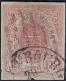 Luxembourg - Luxemburg - Timbre - Armoiries  1859    12,5c.   Cachet 1 Cercle   Michel  7   VC. 200,- ( Fissure En Bas ) - 1859-1880 Wappen & Heraldik