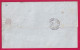 N°3 TB GRILLE LIMOGES CAD TYPE 14 DU 6 DECEMBRE 1849 POUR ARGENTON SUR CREUSE INDRE LETTRE - 1849-1876: Période Classique