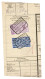 Fragment Bulletin D'expedition, Obliterations Centrale Nettes, SIBRET, RARE - Gebraucht