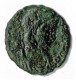 PETIT BRONZE ROMAIN A IDENTIFIER / 1.46 G / 14 Mm / BELLE PATINE VERT SOMBRE - Other & Unclassified