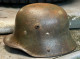 Delcampe - WW1 German M,16 Steel Helmet - (Mod.1916 Stahlhelm) - Afghan Used - Size ET 64 - Headpieces, Headdresses