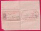 N°54 PAIRE GC 2710 OBJAT CORREZE AVIS CHARGEMENT ROSE POUR BRIVES LETTRE - 1849-1876: Classic Period