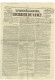 54 MEURTHE ET MOSELLE NANCY Journal Du 08/12/1850  Droit Fiscal/postal De Timbre De 1 C X 2 Journal Complet TTB - Newspapers