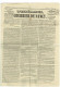 54 MEURTHE ET MOSELLE NANCY Journal Du 08/12/1850  Droit Fiscal/postal De Timbre De 1 C X 2 Journal Complet TTB - Journaux