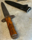 Delcampe - WW2 Italian Mod.1935 Paratroopers Dagger & Scabbard - Knives/Swords