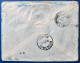 Lettre Par Avion De POLIGNY 24 FEV 1945 Pour SEMIO Oubangui Chari Réexpédié En FRANCE Avec Censure D'AEF Rare ! - Lettres & Documents