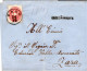 78991 - Österreich - 18.. - 10Kr Wappen (Mgl) MiF A R-FaltBf PAGO -> ZARA - Lettres & Documents