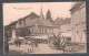 Toucy - Yonne - Place De La République - Un Jour De Marché - Attelage - Belle Carte - Toucy