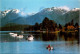 20-5-2024 (5 Z 38) New Zealand - Queenstown (2 Postcards) Boat & Lake - New Zealand