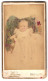 Fotografie C. Winzer, Leipzig-Gohlis, Leipziger Str. 7, Portrait Niedliches Baby Im Taufkleidchen, Gemalte Blumen  - Anonymous Persons