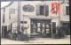 Cpa 24 Dordogne, SORGES, Place De L'Eglise, Devanture Hôtel Du Commerce, épicerie Centrale, écrite En 1919? - Autres & Non Classés