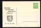 Künstler-AK Düsseldorf, Rheinische Briefmarken-Ausstellung 1936, Die Schirmherrin Trifft Ein, Ganzsache  - Timbres (représentations)