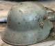 Delcampe - WW1 German M.18 Steel Helmet – (Mod.1918 Stahlhelm) – Afghan Used - Rare Size 66 - Hoeden