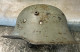 Delcampe - WW1 German M.18 Steel Helmet – (Mod.1918 Stahlhelm) – Afghan Used - Rare Size 66 - Headpieces, Headdresses