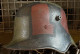 Delcampe - WW1 German M.18 Cutout Steel Helmet – Genuine M.1918 Stahlhelm Shell - Restored - Headpieces, Headdresses