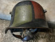 Delcampe - WW1 German M.18 Cutout Steel Helmet – Genuine M.1918 Stahlhelm Shell - Restored - Headpieces, Headdresses