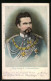 AK König Ludwig II. Von Bayern In Uniform Mit Schärpe  - Royal Families