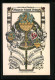 Lithographie Ganzsache Bayern PP15F7: Erlangen, 1. Wappen Der Altstadt  - Postcards