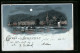Mondschein-Lithographie Schandau, Flusspartie Mit Ortsansicht  - Bad Schandau
