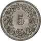 Suisse, 5 Rappen, Libertas, 1894, Bern, Cupro-nickel, SUP+ - Autres & Non Classés
