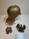 Delcampe - WW1 1915 German/Prussian Spike Helmet Lobster Tail Stamped - Copricapi