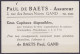Imprimé "Assureur Paul De Baets" Affr. PREO 1c [GENT /1927/ GAND] Pour PROVEN (Poperinge) - Typo Precancels 1922-31 (Houyoux)