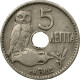 Monnaie, Grèce, George I, 5 Lepta, 1912, TTB, Nickel, KM:62 - Grèce