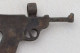 Delcampe - PENDANT Pistol WW2 WwII WW1 WwI GUN German Parabelum Bronze 43x31x7 Mm 13.62 G - Decorative Weapons